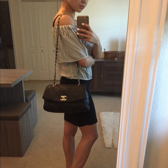 ❌SOLD❌ 🖤 CHANEL NIB Black w/ Silver HW Flap Bag - Picture 8 of 8